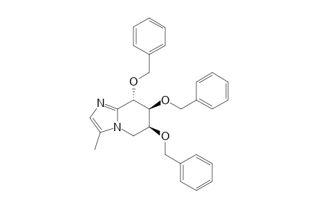 (6S,7S,8S)-6,7,8-TRIS-(BENZYLOXY)-3-METHYL-5,6,7,8-TETRAHYDROIMIDAZO-[1,2-A]-PYRIDINE