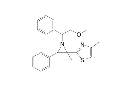 2-[1-(2-Methoxy-1-phenylethyl)-2-methyl-3-phenylaziridin-2-yl]-4-methylthiazole