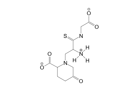 CYCASTHIOAMIDE;N-[GLYCINYLALANINYL-11-THIO]-5-ONE-PIPECOLIC-ACID