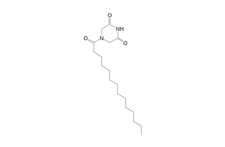 4-Tetradecanoyl-2,6-piperazinedione