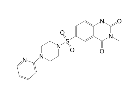 1,3-dimethyl-6-{[4-(2-pyridinyl)-1-piperazinyl]sulfonyl}-2,4(1H,3H)-quinazolinedione