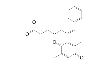 SD2;7-PHENYL-6-(2,4,5-TRIMETHYL-3,6-DIOXOCYCLOHEXAN-1,4-DIENYL)-HEPT-6-ENOIC_ACID