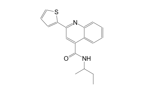 4-quinolinecarboxamide, N-(1-methylpropyl)-2-(2-thienyl)-