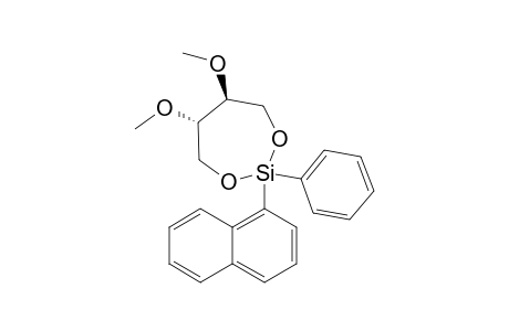(5S,6S)-5,6-Dimethoxy-2-(1-naphthyl)-2-phenyl-1,3-dioxa-2-silacycloheptane
