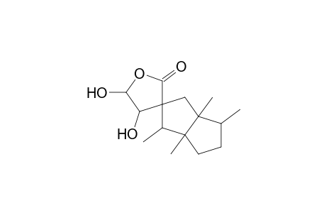 Spiro[furan-3(2H),2'(1'H)-pentalen]-2-one, octahydro-4,5-dihydroxy-1',3'a,4',6'a-tetramethyl-