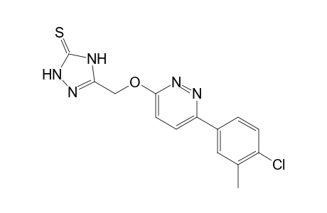 5-(((6-(4-Chloro-3-methylphenyl)pyridazin-3-yl)oxy)methyl)-2,4-dihydro-3H-1,2,4-triazole-3-thione