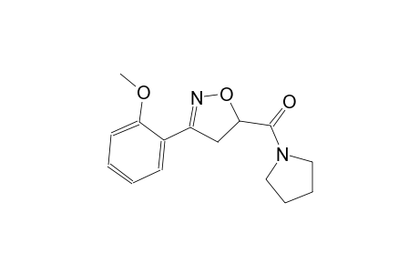 isoxazole, 4,5-dihydro-3-(2-methoxyphenyl)-5-(1-pyrrolidinylcarbonyl)-