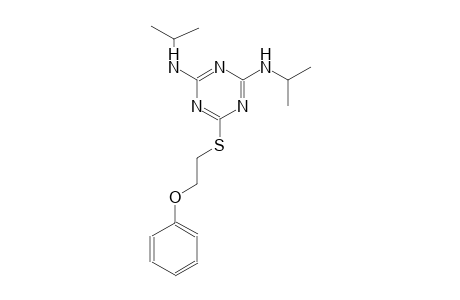 N~2~,N~4~-diisopropyl-6-[(2-phenoxyethyl)sulfanyl]-1,3,5-triazine-2,4-diamine