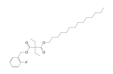 Diethylmalonic acid, 2-fluorobenzyl tetradecyl ester