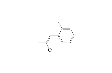 Benzene, 1-(2-methoxy-1-propenyl)-2-methyl-