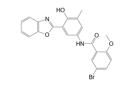 benzamide, N-[3-(2-benzoxazolyl)-4-hydroxy-5-methylphenyl]-5-bromo-2-methoxy-
