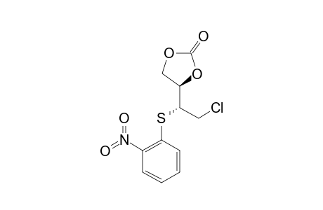 THREO-4-(1-CHLORO-2-ORTO-NITROPHENYLTHIOETHYL)-1,3-DIOXOLAN-2-ONE