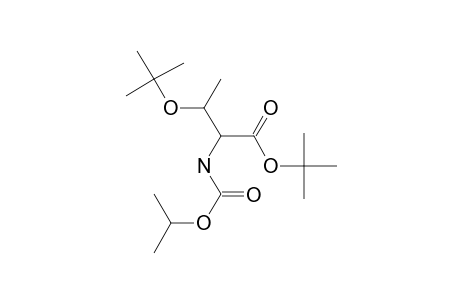 o-Tert-butyl-L-threonine, N-(isopropyloxycarbonyl)-, tert-butyl ester