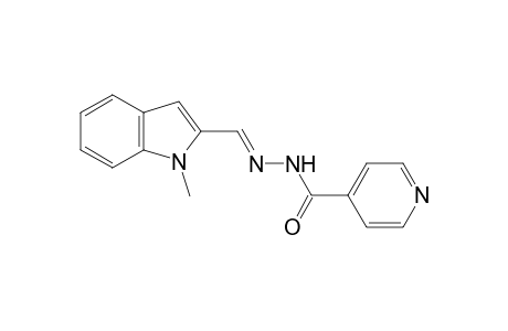 isonicotinic acid, [(1-methylindol-2-yl)methylene]hydrazide