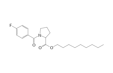 L-Proline, N-(4-fluorobenzoyl)-, nonyl ester