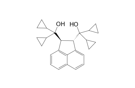 corr[1]trans-(1,2-Dihydroacenaphthylene-1,2-diyl)bis(dicyclopropylmethanol)