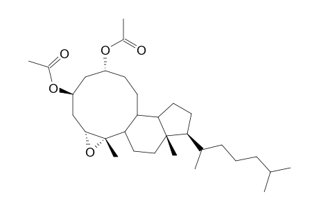 (1S,10R)-1,10-EPOXY-5,10-SECOCHOLESTANE-3-BETA,5-ALPHA-DIYL-DIACETATE