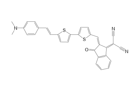 5-[3-Dicyanomethylene-1-indanon-2-ylidenemethyl]-5'-[(E)-(4-N,N-dimethylaminobenzylidene)methyl]-2,2-bithiophene