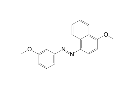 1-methoxy-4-[(m-methoxyphenyl)azo]naphthalene