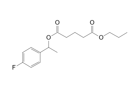 Glutaric acid, 1-(4-fluorophenyl)ethyl propyl ester