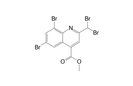 Methyl 6,8-dibromo-2-(dibromomethyl)-quinoline-4-carboxylate