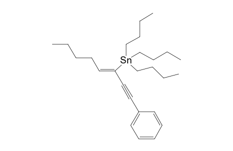 (Z)-1-Butyl-2-tributylstannyl-4-phenyl-1-buten-3-yne