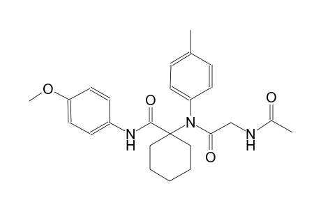 N-{1-[2-(4-methoxyphenyl)acetyl]cyclohexyl}-N-(4-methylphenyl)-4-oxopentanamide