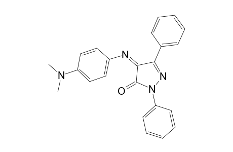 3H-Pyrazol-3-one, 4-[[4-(dimethylamino)phenyl]imino]-2,4-dihydro-2,5-diphenyl-