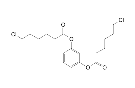 1,3-Benzenediol, o,o'-di(6-chlorohexanoyl)-