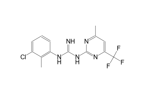 N-(3-chloro-2-methylphenyl)-N'-[4-methyl-6-(trifluoromethyl)-2-pyrimidinyl]guanidine