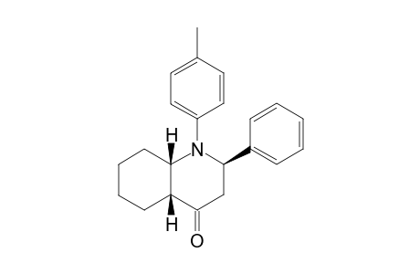 CIS-EXO-1-(4-METHYLPHENYL)-2-PHENYLDECAHYDROQUINOLIN-4-ONE