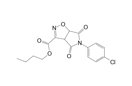 5-(4-Chlorophenyl)-3a,6a-dihydropyrrolo[3,4-d]isoxazole-4,6-dione-3-carboxylic acid butyl ester
