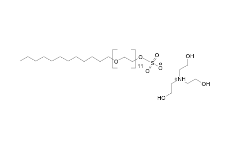 Triethanolammonium Lauryl Alcohol-(eo)11-sulfate; eo adduct, lauryl alcohol sulfated, triethanolammonium salt
