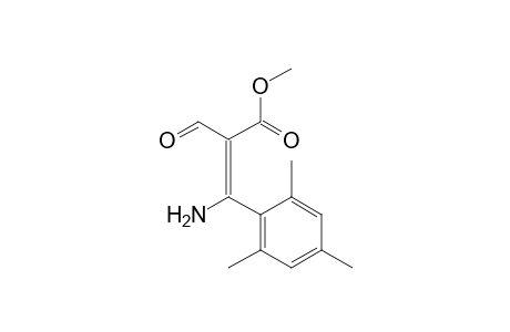 (E)-3-amino-2-formyl-3-(2,4,6-trimethylphenyl)-2-propenoic acid methyl ester