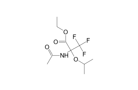 Ethyl 2-(acetylamino)-3,3,3-trifluoro-2-isopropoxypropanoate