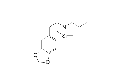 N-Propyl-3,4-methylenedioxyamphetamine TMS