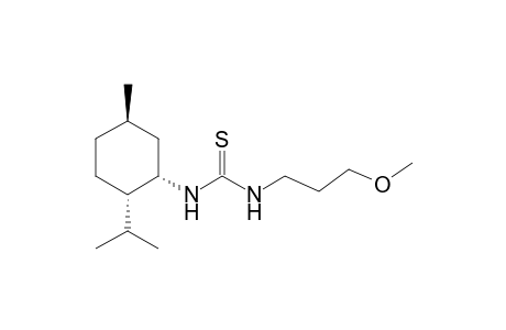 1-[(1S,2S,5R)-2-isopropyl-5-methyl-cyclohexyl]-3-(3-methoxypropyl)thiourea
