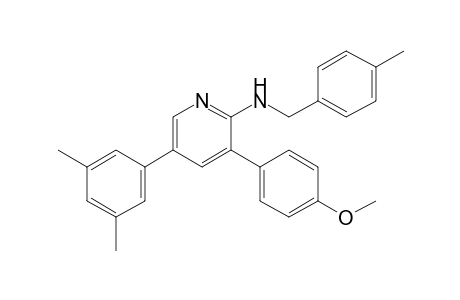 N-[5-(3,5-Dimethylphenyl)-3-(4-methoxyphenyl)pyridin-2-yl]-N-[(4-methyl)benzyl]amine