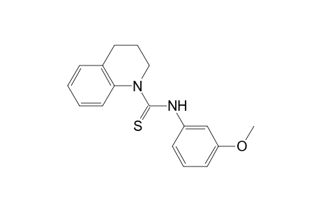 N-(3-methoxyphenyl)-3,4-dihydro-2H-quinoline-1-carbothioamide