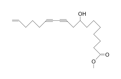 8-Hydroxy-octadeca-10,12-diyn-17-enoic acid, methyl ester