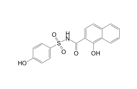 2-Naphthalenecarboxamide, 1-hydroxy-N-[(4-hydroxyphenyl)sulfonyl]-