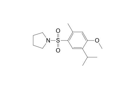 Pyrrolidine, 1-[[4-methoxy-2-methyl-5-(1-methylethyl)phenyl]sulfonyl]-