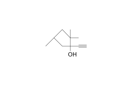 1-Ethynyl-2,2,cis-4-trimethyl-cyclopentanol