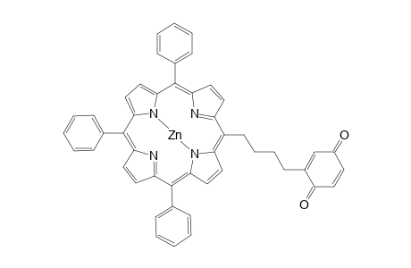 5-[4'-(p-Benzoquinonyl)butyl]-10,15,20-triphenylporphyrine - zinc complexe