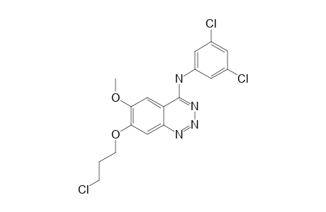 7-(3-CHLOROPROPOXY)-4-(3,5-DICHLOROANILINO)-6-METHOXY-1,2,3-BENZOTRIAZINE