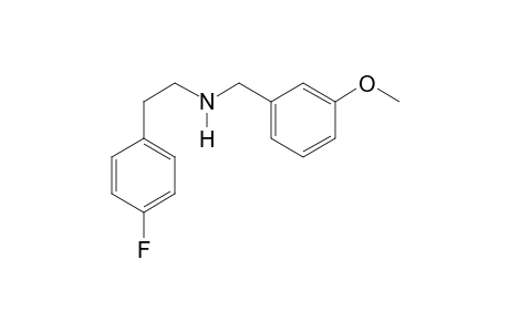 2-(4-Fluorophenyl)-N-(3-methoxybenzyl)ethan-1-amine