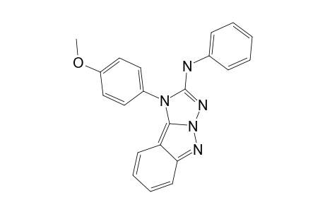 1-(4-METHOXYPHENYL)-2-(PHENYLAMINO)-1H-1,2,4-TRIAZOLO-[2,3-B]-INDAZOLE