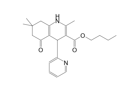 3-quinolinecarboxylic acid, 1,4,5,6,7,8-hexahydro-2,7,7-trimethyl-5-oxo-4-(2-pyridinyl)-, butyl ester
