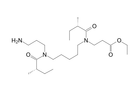 Ethyl 4,10-Bis((2S)-2-methylbutyryl)-4,10,14-triazatetradecanoate