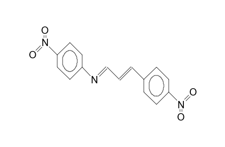 4-Nitro-N-(3-[4-nitro-phenyl]-2-propen-1-ylidene)-aniline